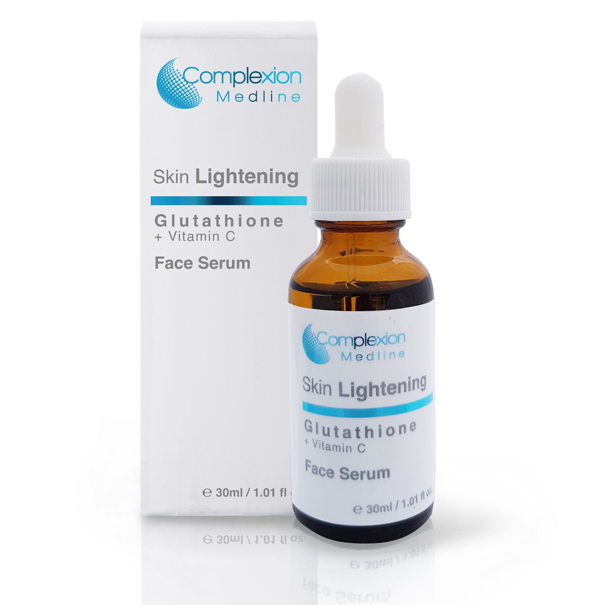 Skin Lightening Face Serum - with Glutathione, Kojic and Vitamin C